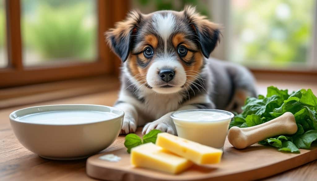 Besoins nutritionnels du chiot : croissance et calcium