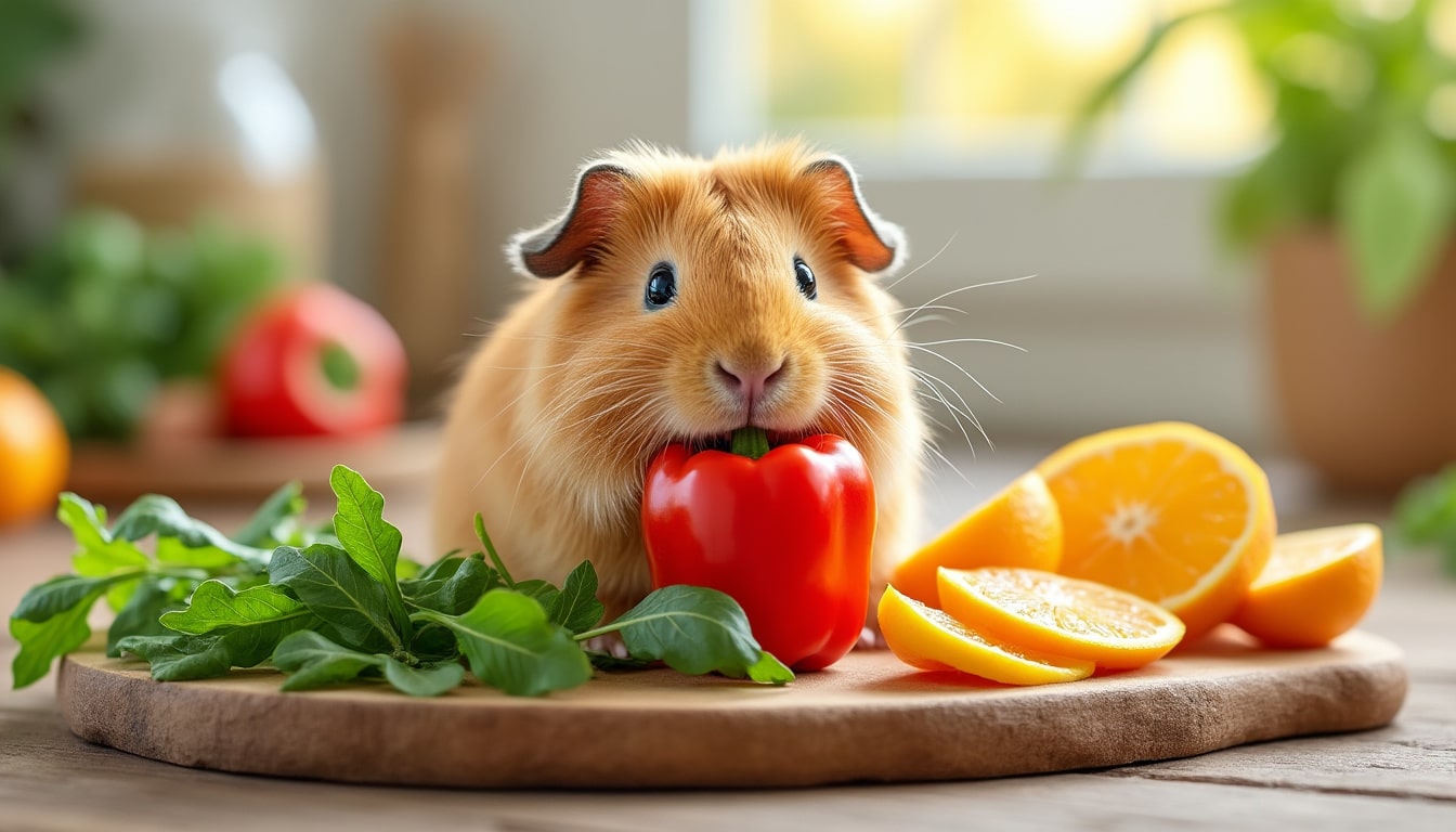 Cochon d&rsquo;Inde et vitamine C : la particularité de l&rsquo;espèce