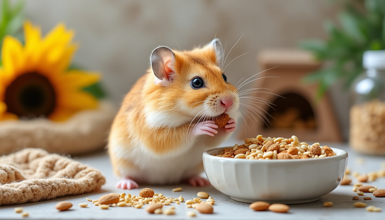 Hamster et rongeurs : les mélanges de graines et leurs limites