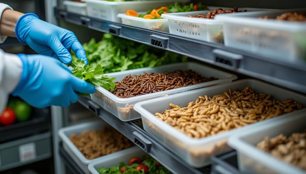 Insectes d&rsquo;élevage : les conserver et les nourrir
